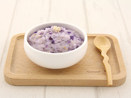 紫甘蓝鸡肉软饭