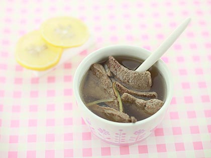 麻油猪肝汤