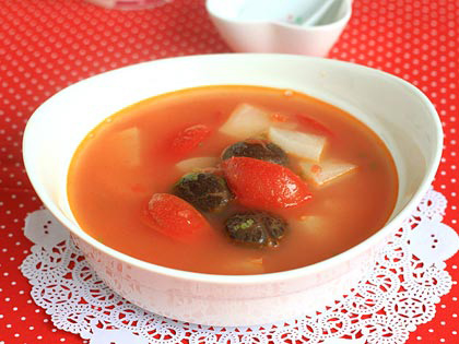 香菇番茄萝卜汤