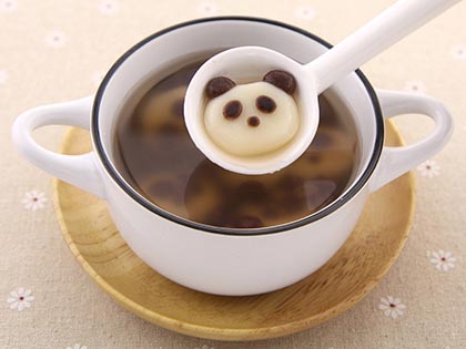 小熊猫红豆汤圆