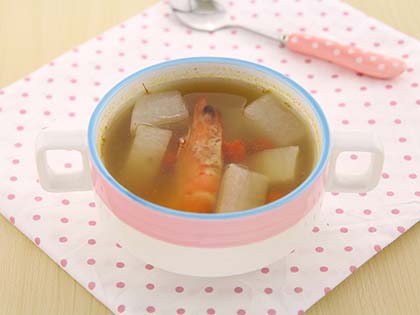 基围虾萝卜汤