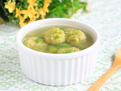 豌豆虾丸汤